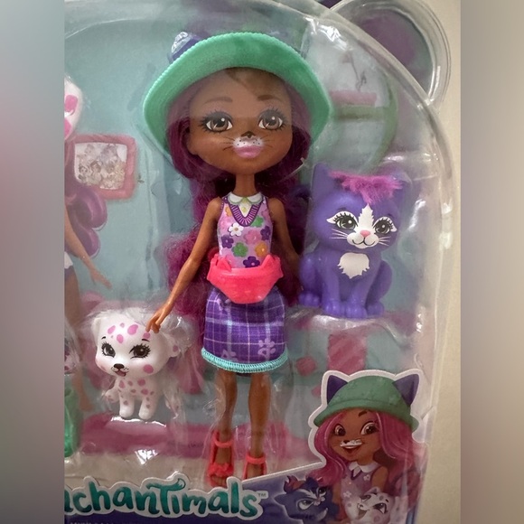 Nwt Enchantimals 2-in-1 Doll Cat & Dog - Picture 2 of 3
